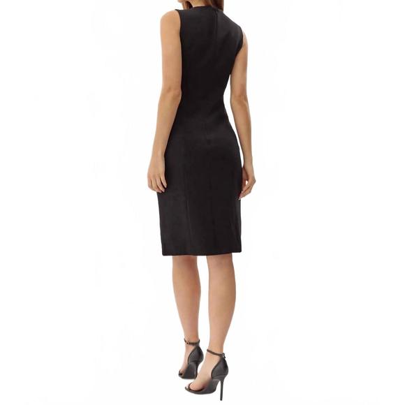 NEW ADELYN RAE kayla wave cut sheath dress in black - Picture 3 of 4